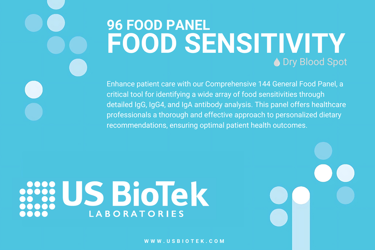 96 Food Panels: General, Vegetarian, Asian, Japanese, or Mexican. 1 Antibody panel